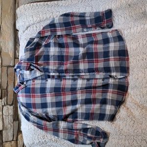 Chaps performance men's extra large button front flannel shirt